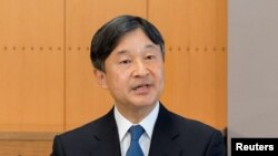 Putra Mahkota Jepang, Naruhito dalam konferensi pers menjelang kunjungan kenegaraan ke Perancis, di Istana Togu, Tokyo, Jepang, 5 September 2018. (Foto: Imperial Household Agency of Japan/Handout via REUTERS).