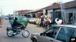 Wani titin Jos, babban birnin jihar Plateau.