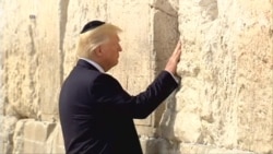 President Trump Visits Western Wall in Jerusalem