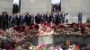 Траурная церемония в память о погибших в результате геноцида армян в Османской империи. Ереван, 24 апреля 2024 г. 