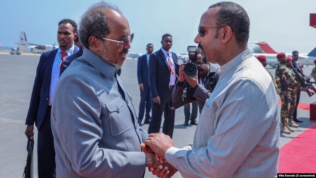 Prezida wa Somaliya yakira umushikiranganji wa mbere wa Etiyopiya
