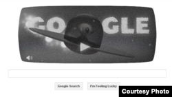 Today's Google Doodle Celebrates the 66th anniversary of the Roswell UFO incident (Courtesy: Google)