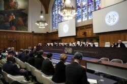 23일 네덜란드 헤이그 국제사법재판소 (ICJ)에서 '로힝야족에 집단학살 위험 보호조치' 판결이 진행되고 있다.
