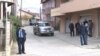 Kosovo, Pristina police in front of the Jakup Krasnici house