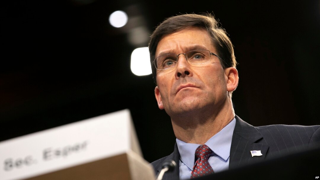 AQSh Mudofaa vaziri Mark Esper