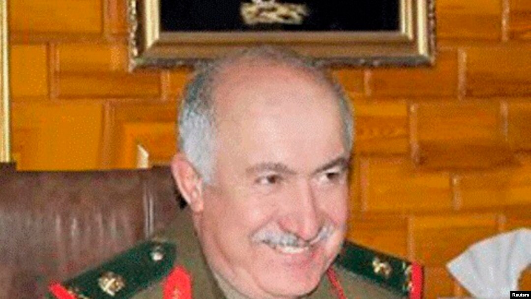 An undated handout photograph distributed by Syria's national news agency SANA shows General Jama'a, a top-ranking general, who was killed in Deir al-Zor city on October 17, 2013, in northeastern Syria. 