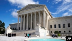 FILE - The U.S. Supreme Court building, Oct. 5, 2015.