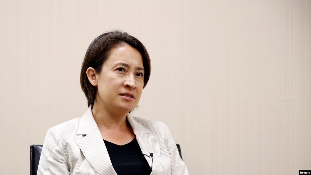 Bi-khim Hsiao, the first woman to serve as Taiwan's de facto ambassador to the United States, has an American mother and studied in the U.S. Photo taken on Oct. 19, 2016.