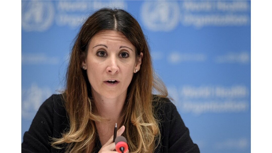 WHO epidemiologist Maria Van Kerkhove attends a news conference at the WHO headquarters in Geneva, Switzerland, July 3, 2020.