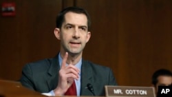 共和党联邦参议员科顿（Sen. Tom Cotton, R-AR）