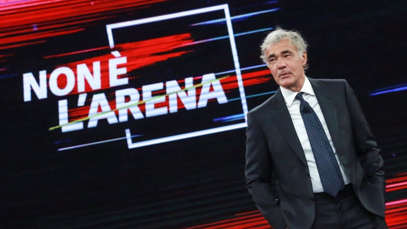 Masimo Đileti, italijanski novinar (Foto: La7/Non è l'Arena)