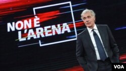 Masimo Đileti, italijanski novinar (Foto: La7/Non è l'Arena)