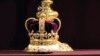 St Edward's Crown, which hasn't been outside the Tower of London for 60 years, is displayed during a service celebrating the 60th anniversary of Queen Elizabeth's coronation at Westminster Abbey in London, Britain, June 4, 2013. 