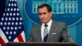 White House National Security Communications Advisor John Kirby attends a press briefing at the White House in Washington, U.S., April 15, 2024. 