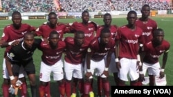 Génération Foot, champion du Sénégal 2017. (VOA/Amedine SY) 