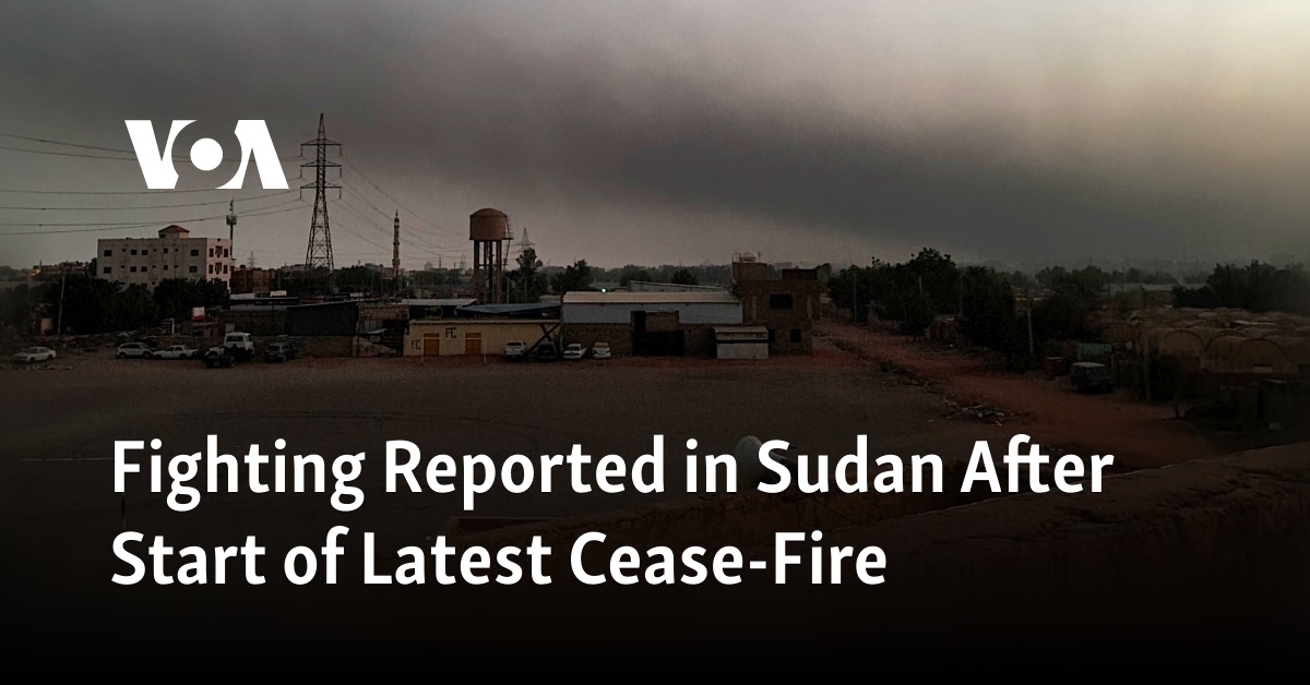 Seven-Day Cease-Fire In Sudan Fails To Hold