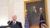 President Joe Biden speaks during an event in the State Dining Room of the White House in Washington, June 23, 2021, discussing his administration's gun crime prevention strategy.