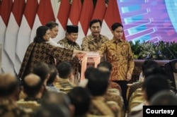 Penyerahan DIPA dan Daftar Alokasi Transfer, Istana Negara, Jakarta, 10 Desember 2024. (Foto: Dok. Tim Media Presiden Prabowo Subianto)