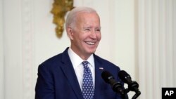 Presiden AS Joe Biden berbicara dalam sebuah acara di Gedung Putih, pada 5 September 2023. (Foto: AP/Jacquelyn Martin)