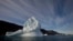 FILE - An iceberg floats in the sea near Qeqertarsuaq, Disko Island, Greenland, July 21, 2011. Levels of plastic found east of Greenland and in the Barents Sea off Norway and Russia were far higher than expected for the sparsely populated regions, according to a new report.
