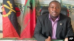 Faustino Mumbika, secrétaire national de L'Union nationale pour l'indépendance totale de l'Angola (Unita). 