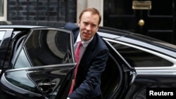 Britain's Matt Hancock, pictured in London in July 2016 prior to becoming minister for digital, says "a strong future data relationship between the U.K. and EU, based on aligned data protection rules, is in our mutual interest." 