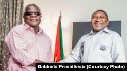 Afonso Dhlakama e Filipe Nyusi