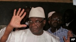 Ibrahim Boubacar Keita, que certains résultats préliminaires de l'élection présidentielle malienne montrent en tête des suffrages