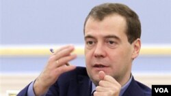 Presiden Rusia Dmitry Medvedev (foto: dok).