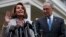 Nancy Pelosi dan Senator Chuck Schumer memberikan keterangan pers, usai bertemu Presiden Trump di Gedung Putih, Rabu (2/1). 