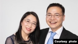 资料照片：北京锡安教案在押人员王林牧师和妻子苏子明合影(拍摄于2020年6月6日，由苏子明提供)