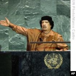 Libyan leader Muammar Abu Minyar al-Gaddafi1 (file)