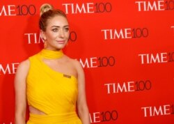 Bumble CEO Whitney Wolfe Herd was on the red carpet after arriving for the TIME 100 Gala in Manhattan, New York, U.S., April 24, 2018.