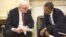 El multimillonario Warren Buffett con el presidente Barack Obama en la Casa Blanca.