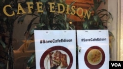 รณรงค์รักษาร้านอาหารในตำนาน Café Edison