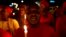 Mutane sun yi Adua rike da kyandir a Abuja lokacin gangamin Adua da kuma kira da a sako &lsquo;yan makaranta mata da aka sace a kauyen Chibok 15, ga Mayu 2014.