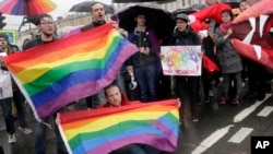 Акція ЛГБТ в Росії 