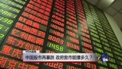 VOA连线：中国股市再暴跌 政府救市能撑多久？