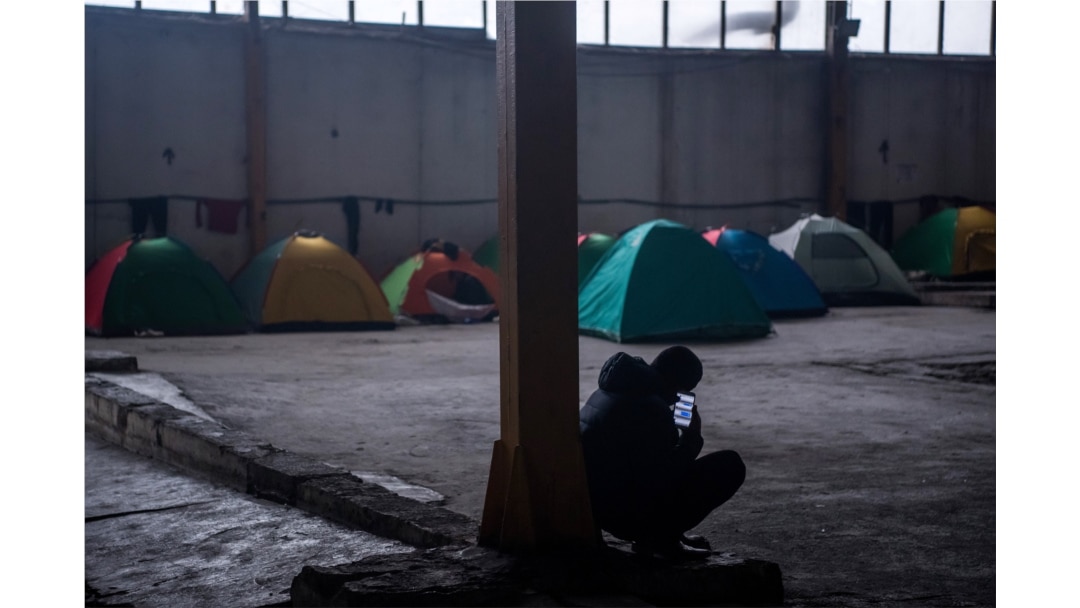 Migranti u kampu Bira u Bihaću, BiH