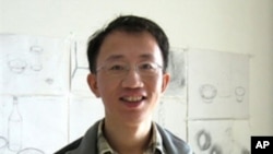 FILE - : Chinese human rights activist Hu Jia.