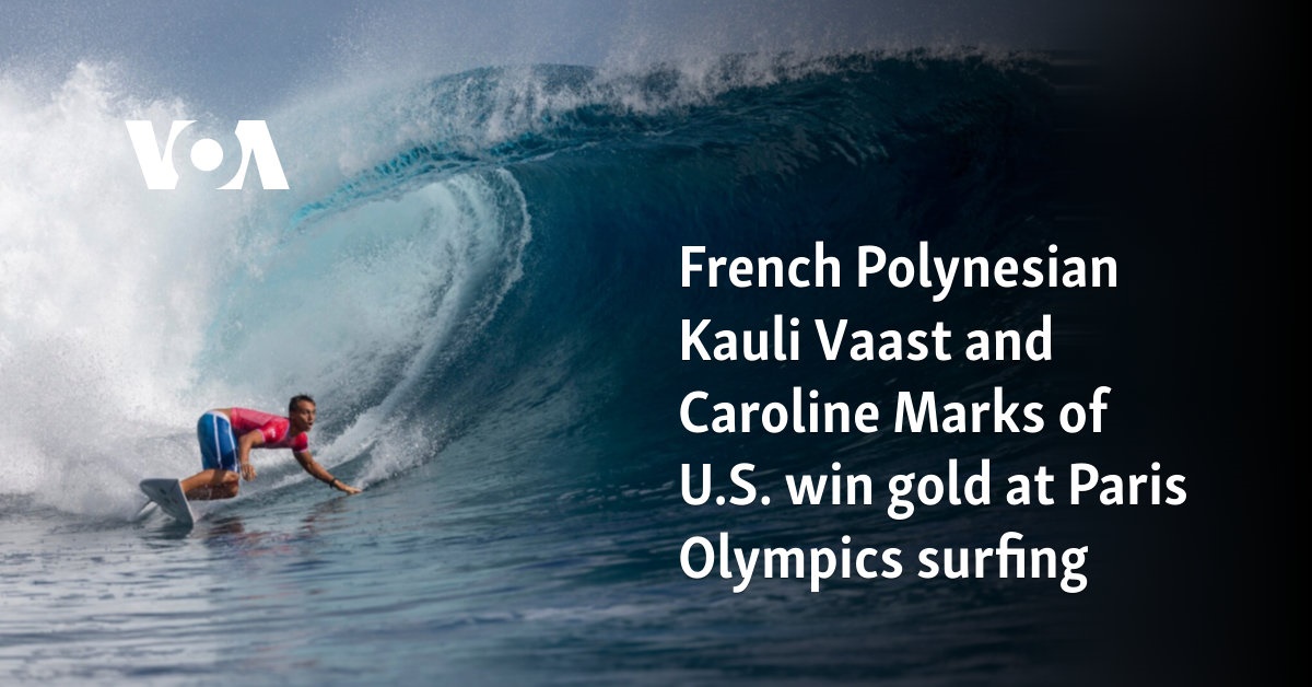 Marks and Vaast Win Olympic Surfing Gold