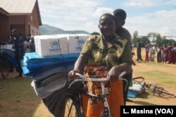 Ajaniya Kamenya is ready to return home after staying at an evacuation camp for nearly five weeks, in Phalombe district, Malawi.