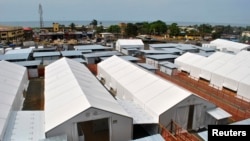 Un nouveau centre de traitement pour malades d'Ebola à Monrovia, au Libéria (Reuters)