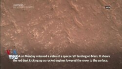 فیلم جدید ناسا از لحظه فرود کاوشگر بر روی سطح مریخ