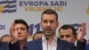 Lider Evrope sad Milojko Spajić u štabu stranke posije objavljivanja rezultata izbora (Foto: AP/Risto Bozovic)