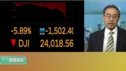 VOA连线(方冰)：纽约股市暴跌超过1000点