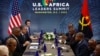 Comitiva americana e comitiva angolana (incluindo o secretário Antony Blinken e o Presidente João Lourenço) na Cimeira Estados Unidos Líderes Africanos em Washington DC