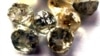 FILE - Rough diamonds are displayed at the Botswana Diamond Valuing Company in Gaborone, Botswana. REUTERS/Juda Ngwenya/File Photo