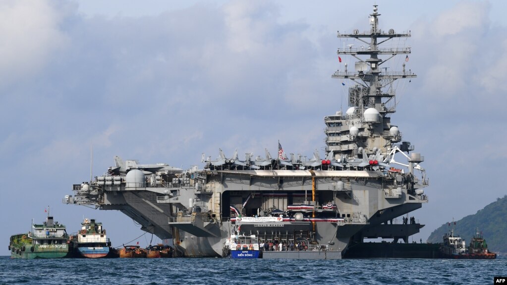Hàng không mẫu hạm USS Ronald Reagan của Mỹ đến Đà Nẵng hôm 25/6/2023 được xem là một sự kiện quan trọng, cho thấy mối quan hệ đang được thúc đẩy tăng cường mạnh mẽ giữa Việt Nam và Hoa Kỳ.