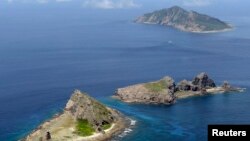 中國與日本在東中國海一組有爭議的島嶼